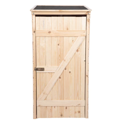 Redskabsskur i Træ 73x69x149 cm Natur