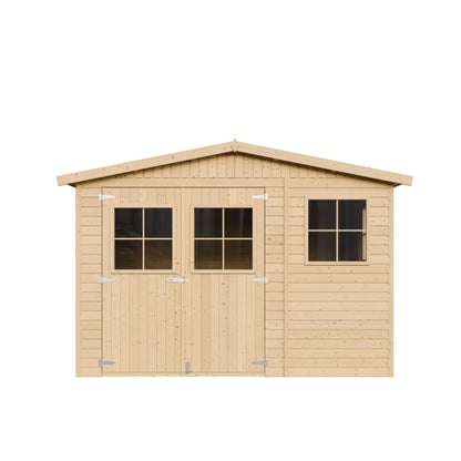 Redskabsskur i Træ M335M335G 316x324 cm med Gulv