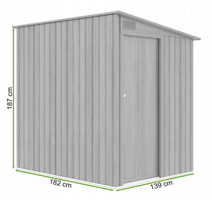 Redskabsskur Jasper 150x194 cm Metal