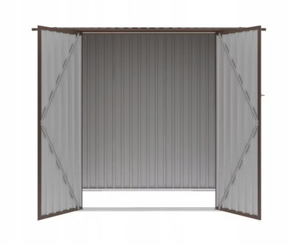 Redskabsskur Kent 222x149 cm Valnød Stål