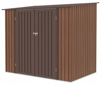 Redskabsskur Kent 222x149 cm Valnød Stål