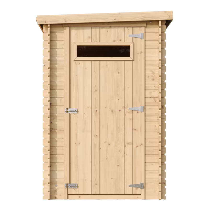Redskabsskur M306A 144x239 cm Natur Træ 2,63 m²