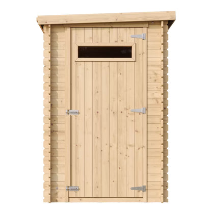 Redskabsskur M306A 144x239 cm Natur Træ 2,63 m²