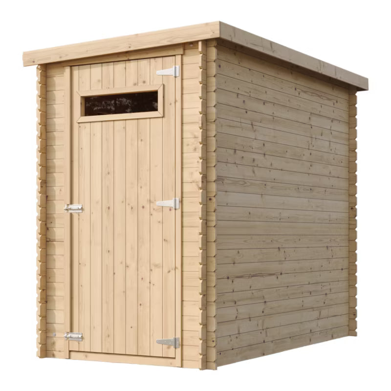 Redskabsskur M306A 144x239 cm Natur Træ 2,63 m²