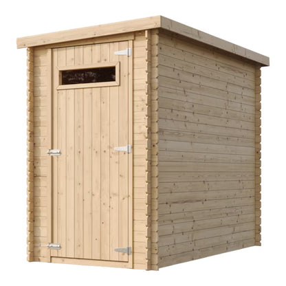 Redskabsskur M306A 144x239 cm Natur Træ 2,63 m²