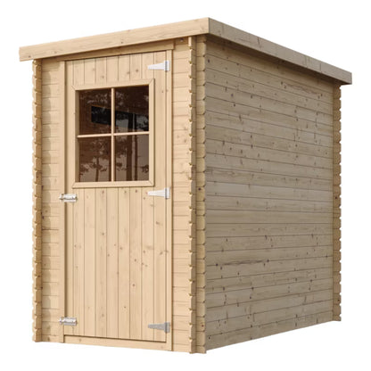 Redskabsskur M306M306G 2,63 m² Natur Træ med Gulv