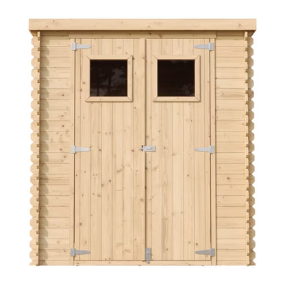 Redskabsskur M309 204x204 cm Træ Natur 3,53 m²