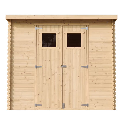 Redskabsskur M310 2,63 m² Natur Træ 19 mm