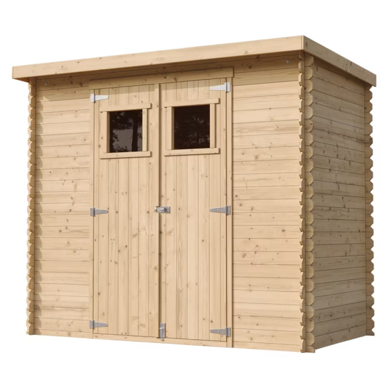 Redskabsskur M310 2,63 m² Natur Træ 19 mm