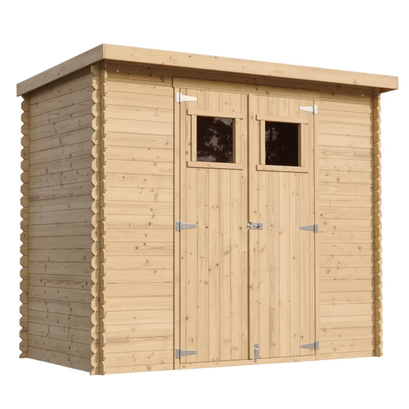 Redskabsskur M310 2,63 m² Natur Træ 19 mm