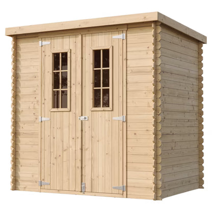 Redskabsskur M311C 2,22 m² Natur Træ