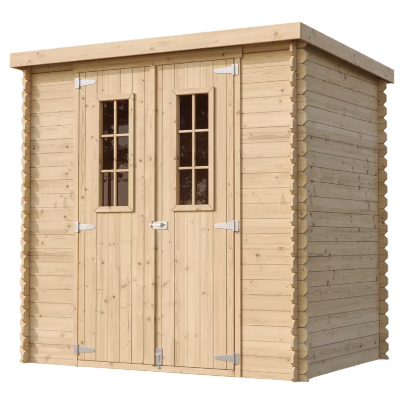 Redskabsskur M311C 2,22 m² Natur Træ