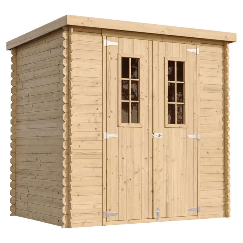 Redskabsskur M311C 2,22 m² Natur Træ