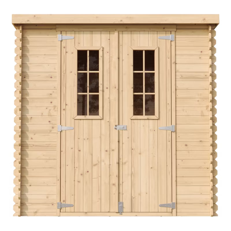 Redskabsskur M311C 2,22 m² Natur Træ