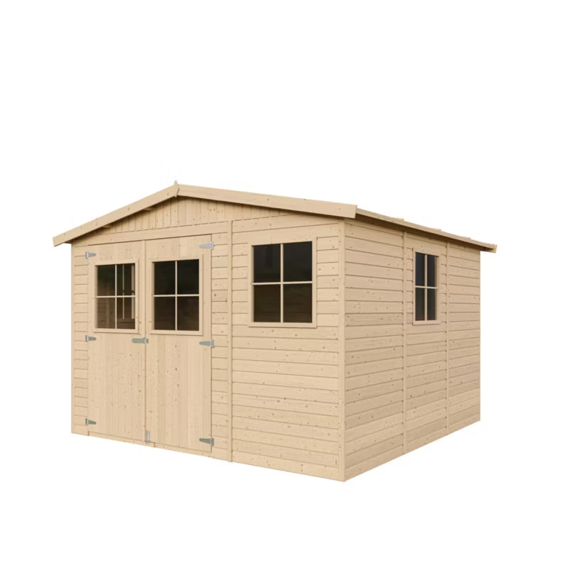Redskabsskur M335 316x324 cm 9 m² Træ