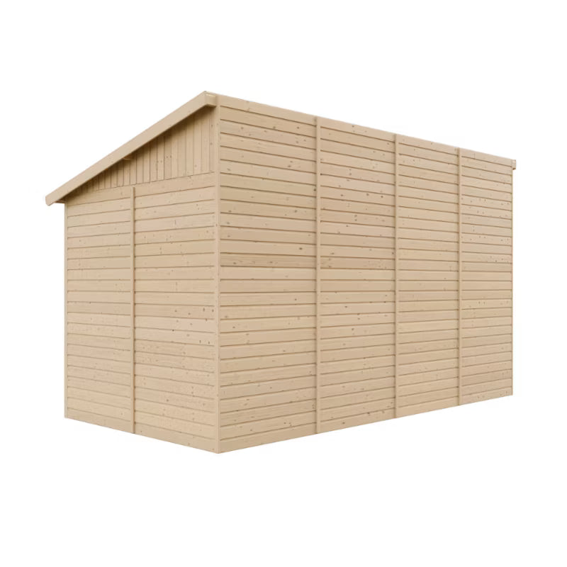 Redskabsskur M340A 218x416 cm Natur 8,1 m²