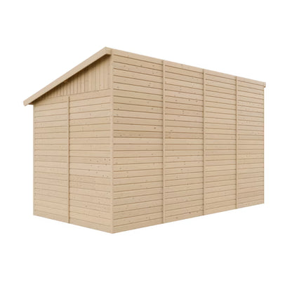 Redskabsskur M340A 218x416 cm Natur 8,1 m²