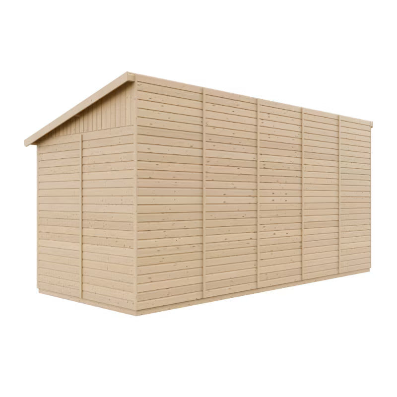 Redskabsskur M341A 218x514 cm Natur Træ 10,1 m²