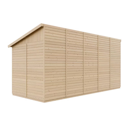 Redskabsskur M341A 218x514 cm Natur Træ 10,1 m²