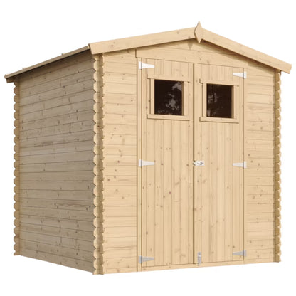 Redskabsskur M343 200x200 cm Natur Træ 3,53 m²