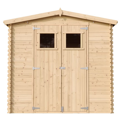 Redskabsskur M369 226x236 cm 4,33 m² Træ Natur
