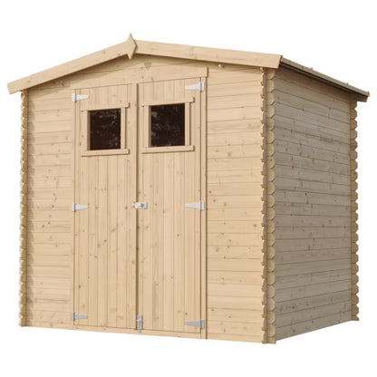 Redskabsskur M369 226x236 cm 4,33 m² Træ Natur