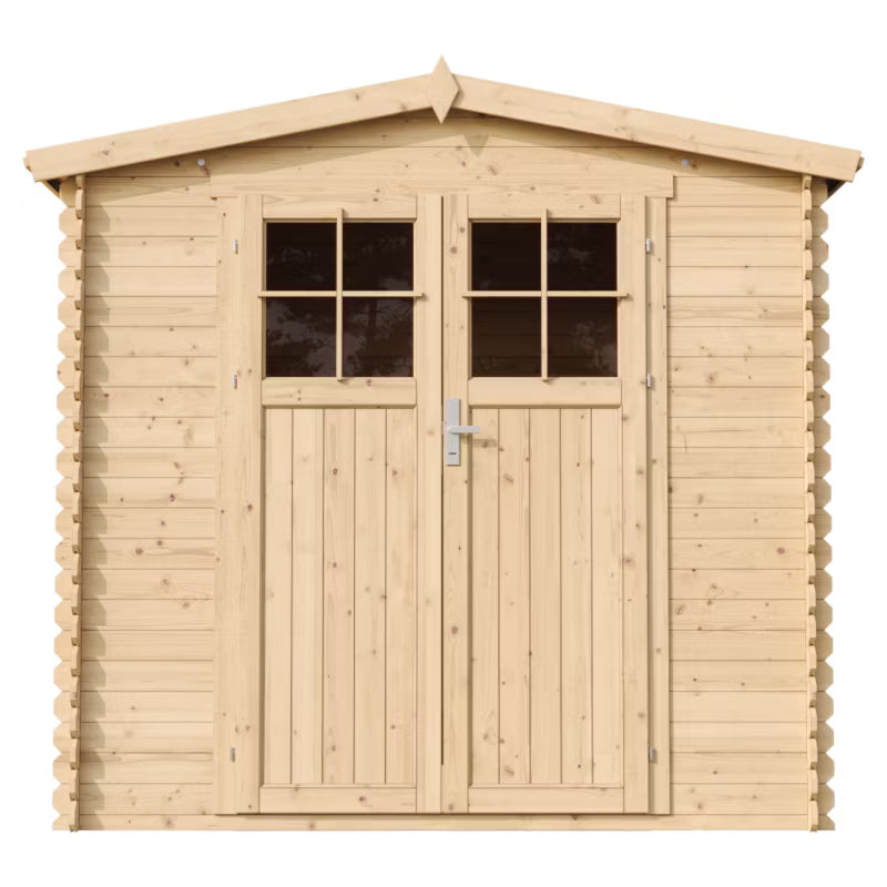 Redskabsskur M369F 226x236 cm Natur 4,33 m²