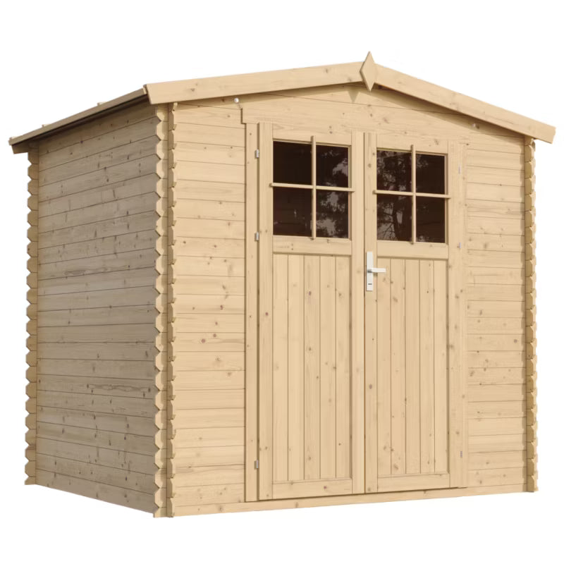 Redskabsskur M369F 226x236 cm Natur 4,33 m²