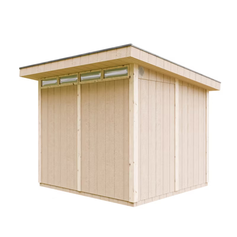 Redskabsskur M903A 6 m² med Gulv Natur