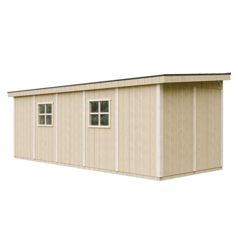 Redskabsskur M941 248x648 cm Grå 14,3 m²