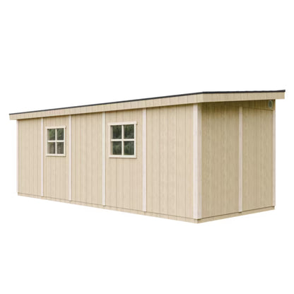 Redskabsskur M941 248x648 cm Grå 14,3 m²