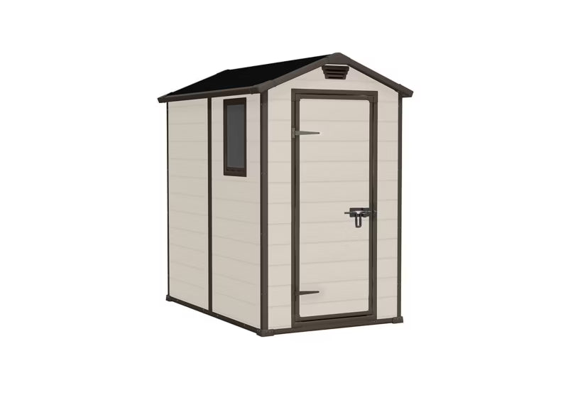 Redskabsskur MANOR 4x6 130x192x198 cm Beige
