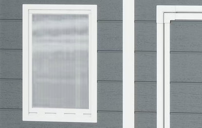 Redskabsskur Manor Pent 6x4 Plastik Grå 200 cm | 7290106922518
