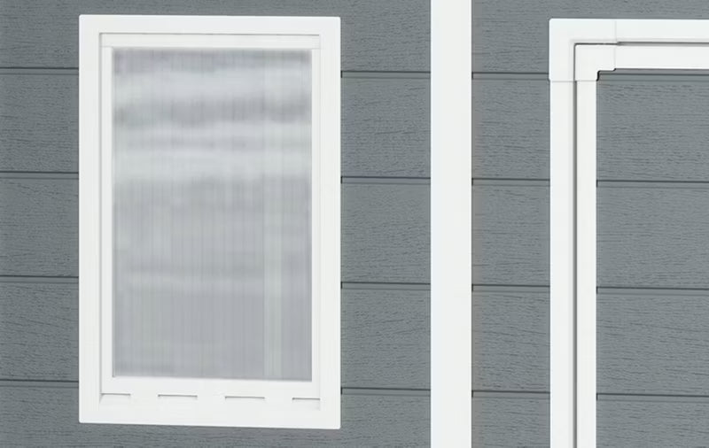 Redskabsskur Manor Pent 6x4 Plastik Grå 200 cm | 7290106922518