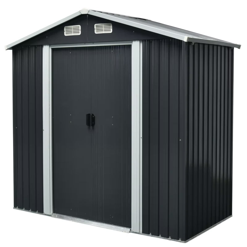 Redskabsskur Metal 194x153 cm Antracit