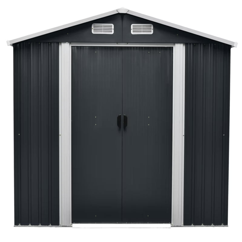 Redskabsskur Metal 194x153 cm Antracit