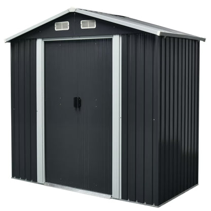 Redskabsskur Metal 194x153 cm Antracit