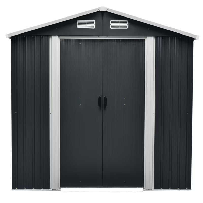 Redskabsskur Metal 194x153 cm Antracit