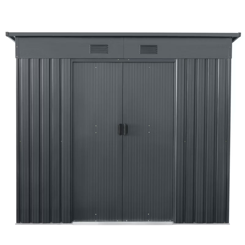 Redskabsskur Metal 238x279 cm Grå 6,64 m²