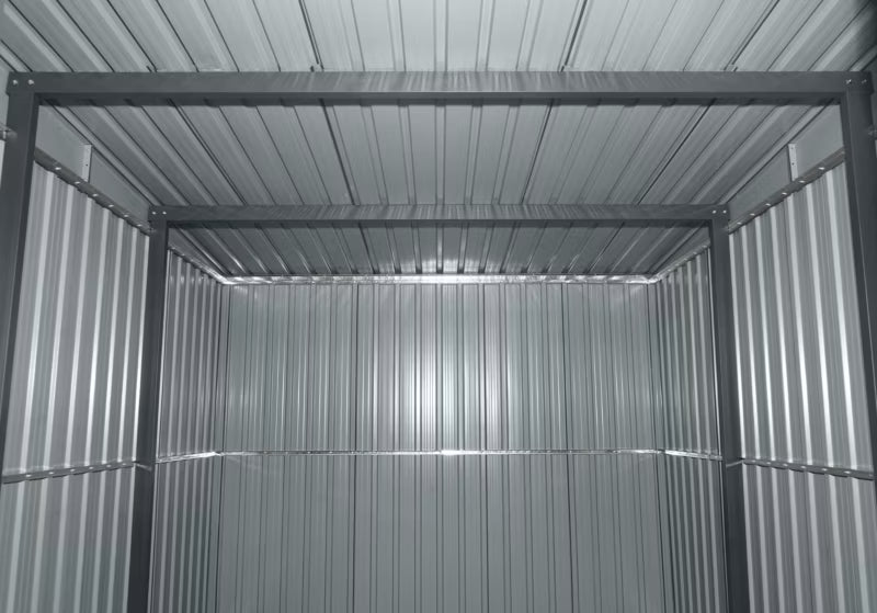 Redskabsskur Metal 238x279 cm Grå 6,64 m²