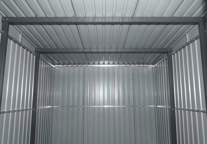 Redskabsskur Metal 238x279 cm Grå 6,64 m²