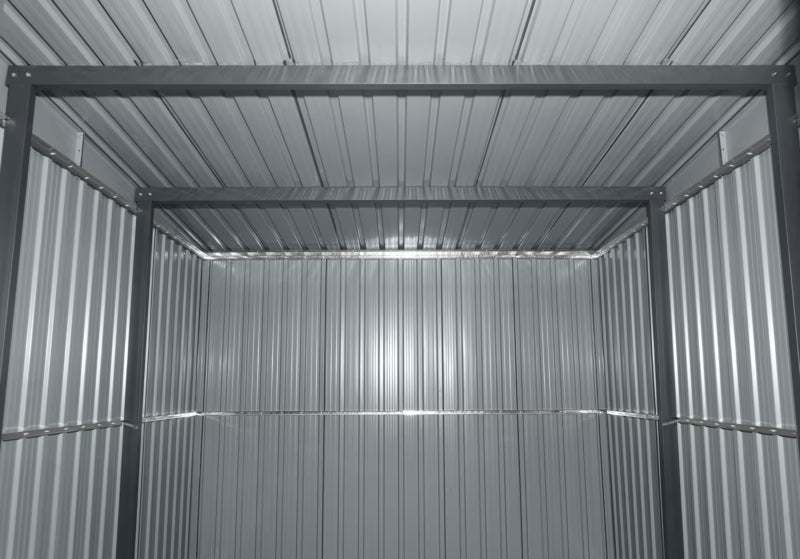 Redskabsskur Metal 238x279 cm Grå 6,64 m²