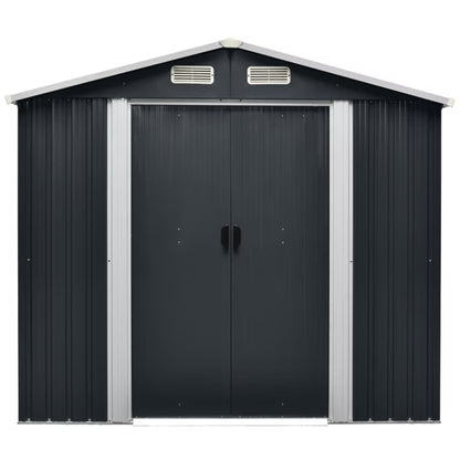 Redskabsskur Metal 6,09 m² Grå