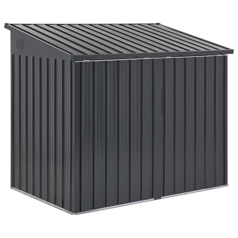 Redskabsskur Moena 158x96 cm Grafit Metal