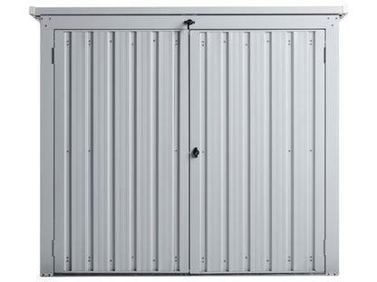 Redskabsskur Moena 158x96 cm Lysegrå Metal