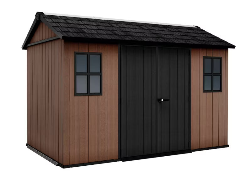 Redskabsskur Newton Plus 11x7,5 350x230x246 cm Brun