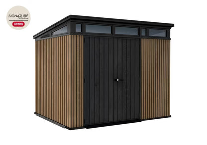 Redskabsskur Penthouse 277x218 cm Brun