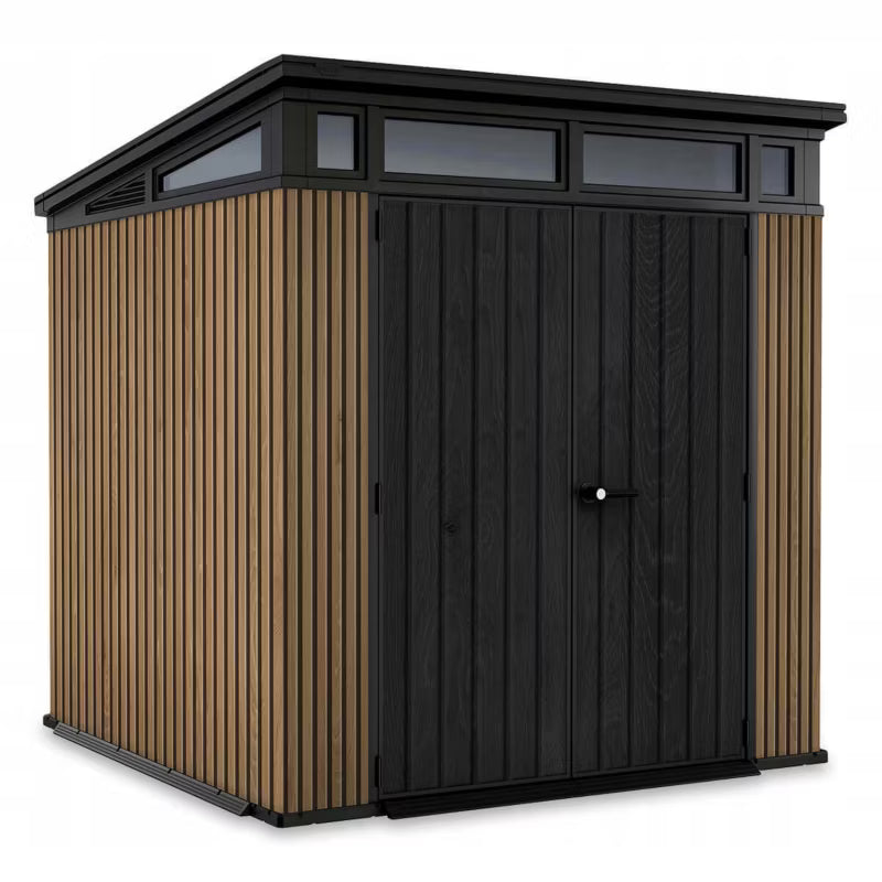 Redskabsskur Penthouse 7x7 216x216 cm Brun