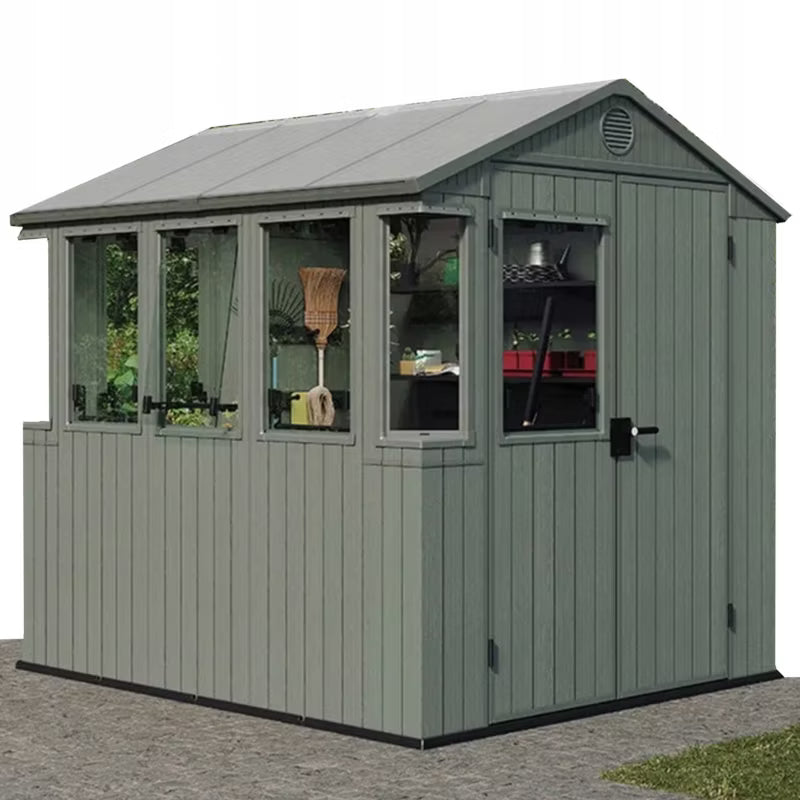 Redskabsskur Potting Shed 190x244 cm Grøn 4,64 m²