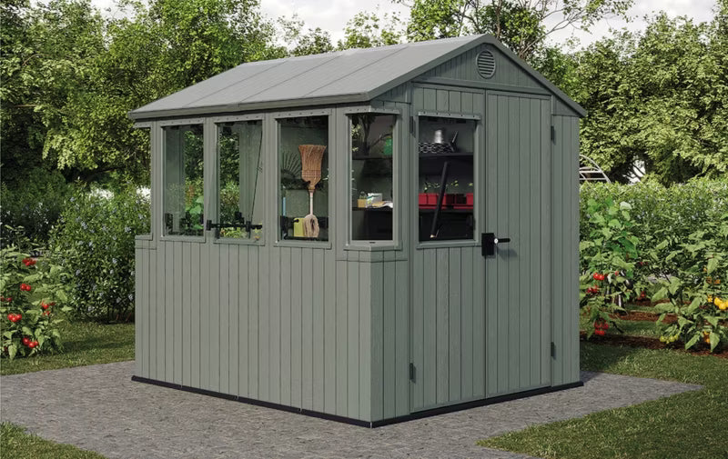 Redskabsskur Potting Shed 190x244 cm Grøn 4,64 m²